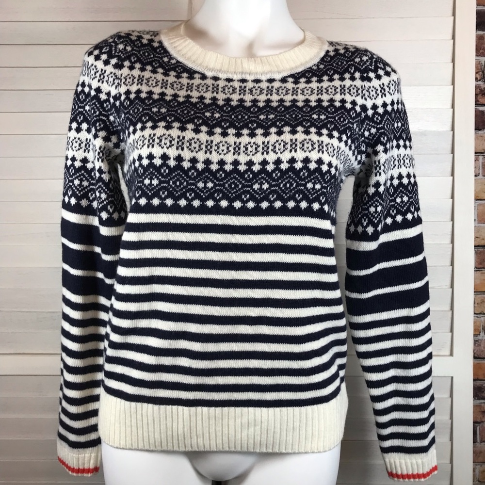 🍀🌸 J.Crew Factory Stripes sweater 🌸🍀 - Picture 7 of 13